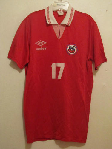 maillot chili domicile 1991-1992 rétro