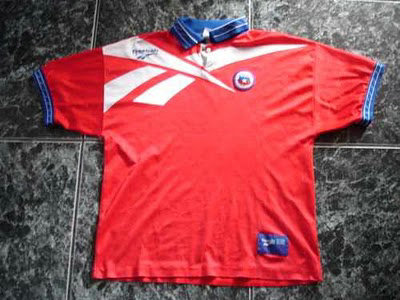 maillot chili domicile 1998-1999 rétro