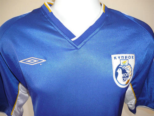 maillot chypre domicile 2002-2003 rétro
