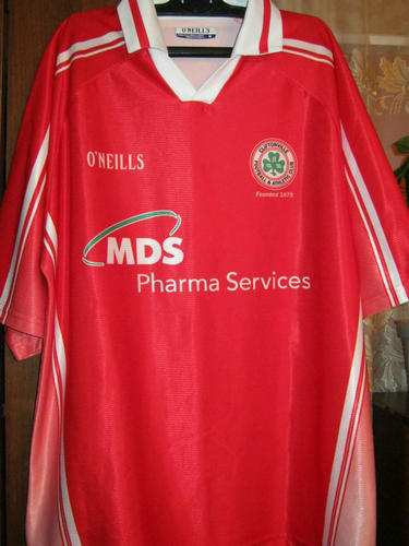 maillot cliftonville fc domicile 2002-2005 pas cher