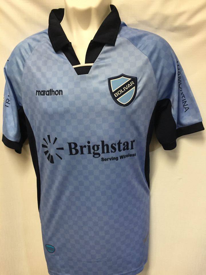 maillot club bolívar domicile 2014 rétro