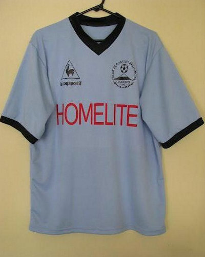 maillot club deportivo provincial osorno domicile 1989 rétro