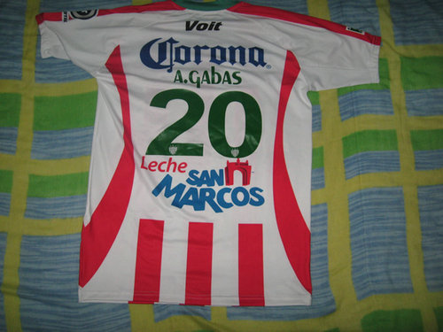 maillot club necaxa domicile 2009 rétro