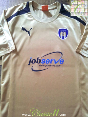 maillot colchester united exterieur 2012-2013 rétro