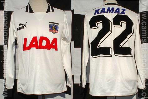 maillot colo-colo domicile 1990 rétro