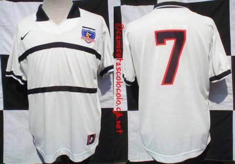 maillot colo-colo domicile 1996 rétro