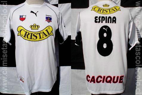 maillot colo-colo domicile 2002-2003 rétro