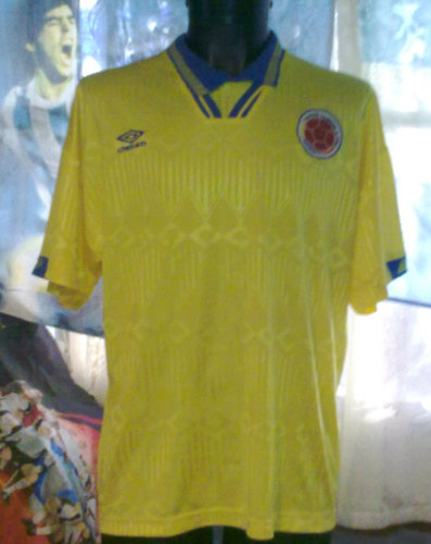 maillot colombie domicile 1992-1993 rétro