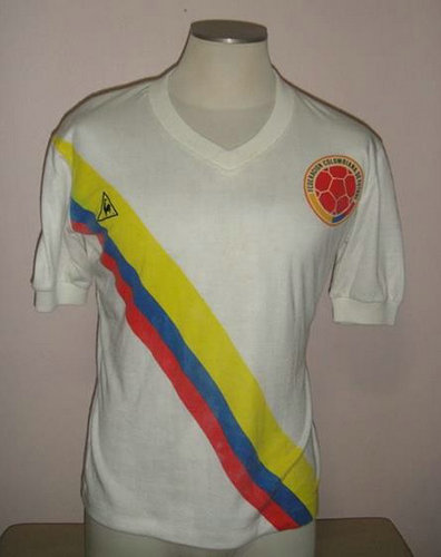 maillot colombie exterieur 1980-1981 rétro