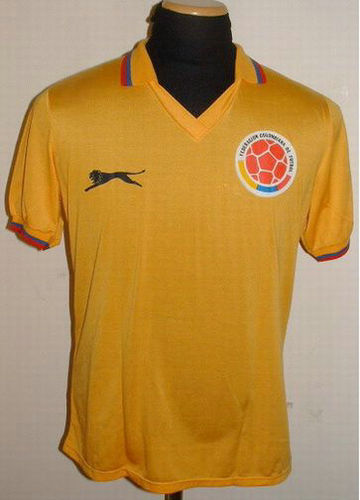 maillot colombie exterieur 1987 rétro