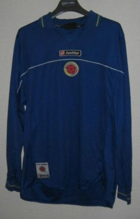 maillot colombie exterieur 2003-2004 pas cher