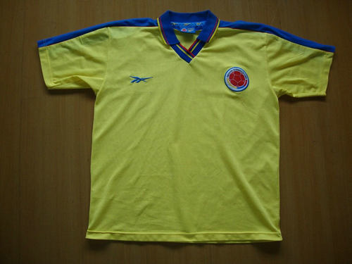 maillot colombie réplique 1998 rétro