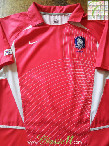 maillot corée du sud domicile 2002-2004 rétro