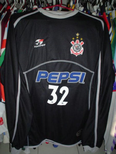 maillot corinthian fc gardien 2001-2002 rétro