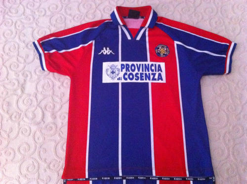 maillot cosenza calcio domicile 1998-2000 rétro