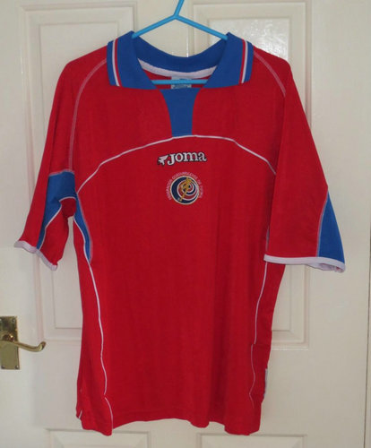 maillot costa rica domicile 2002-2003 rétro