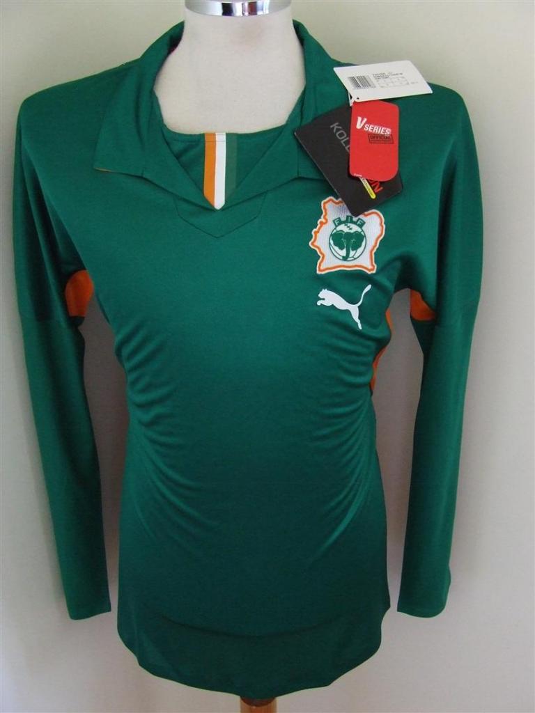 maillot côte d\'ivoire domicile 2008 rétro