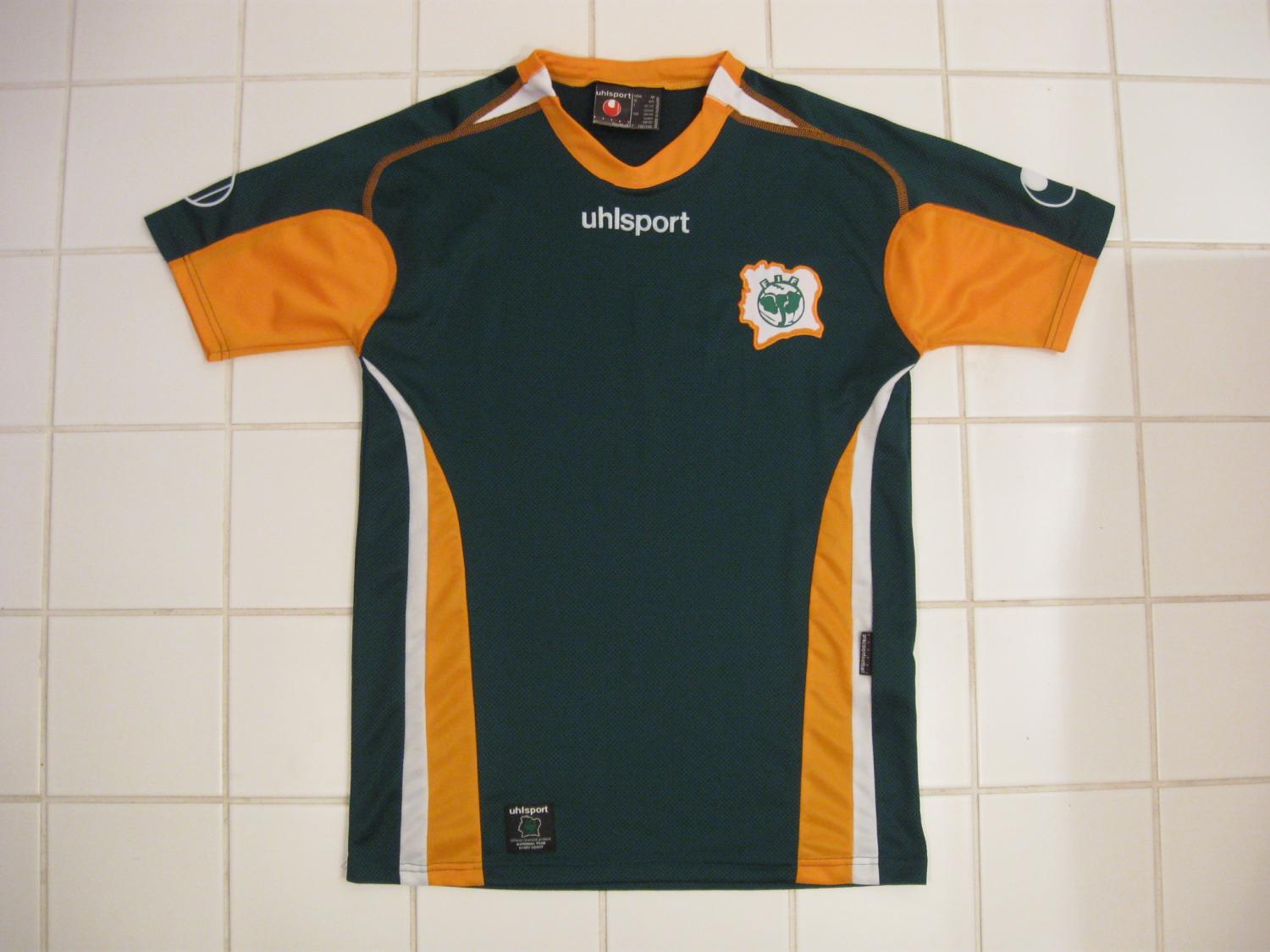 maillot côte d'ivoire exterieur 2004-2005 pas cher