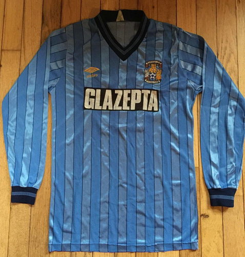 maillot coventry city fc domicile 1984-1985 rétro