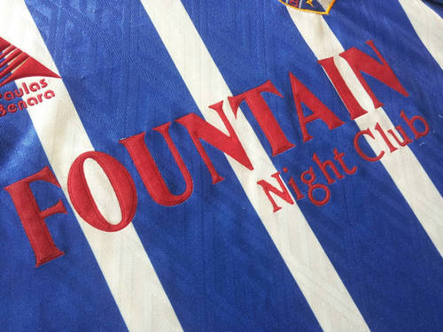 maillot cowdenbeath fc domicile 1995-1996 rétro