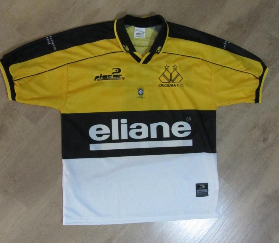 maillot criciúma esporte clube domicile 2002-2003 rétro