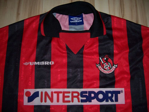 maillot crusaders fc domicile 1996-1997 rétro