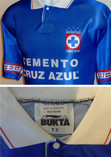 maillot cruz azul domicile 1989 pas cher