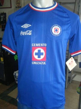 maillot cruz azul domicile 2010-2011 rétro