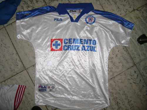 maillot cruz azul exterieur 2001 pas cher