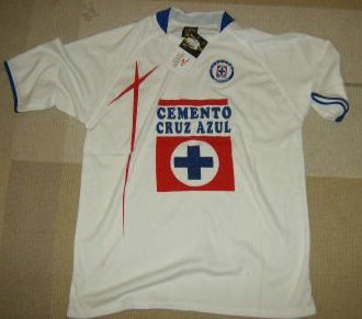 maillot cruz azul exterieur 2005-2006 pas cher