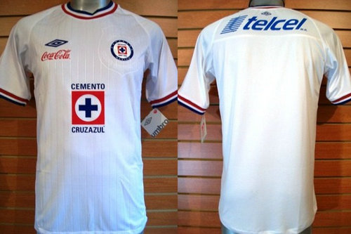 maillot cruz azul exterieur 2010-2011 rétro