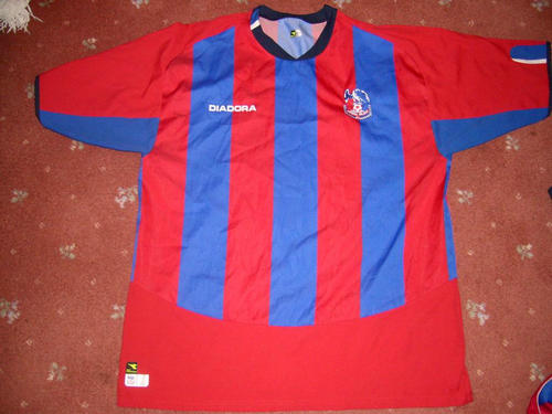 maillot crystal palace fc domicile 2004-2005 rétro