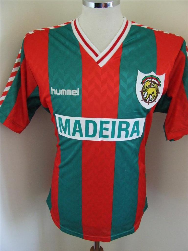maillot cs marítimo domicile 1988-1989 rétro