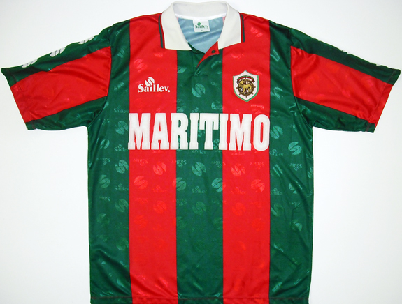 maillot cs marítimo domicile 1997-1998 pas cher