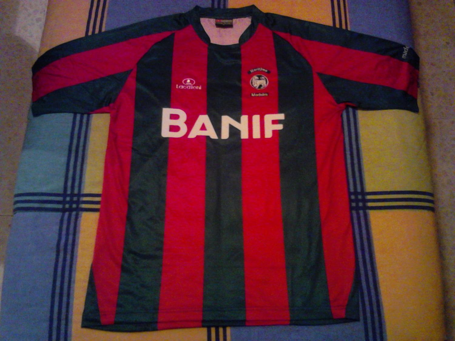 maillot cs marítimo domicile 2011-2012 rétro