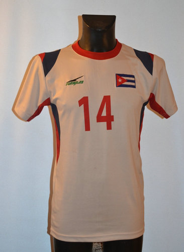 maillot cuba domicile 2013-2014 pas cher