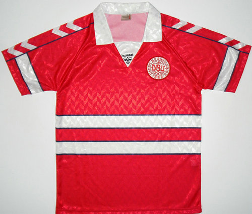 maillot danemark domicile 1988-1989 rétro