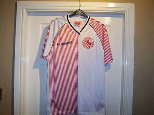 maillot danemark exterieur 1986-1988 pas cher