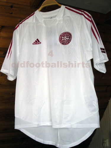 maillot danemark exterieur 2004-2006 pas cher