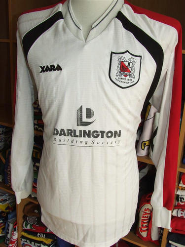 maillot darlington fc domicile 2000-2002 rétro