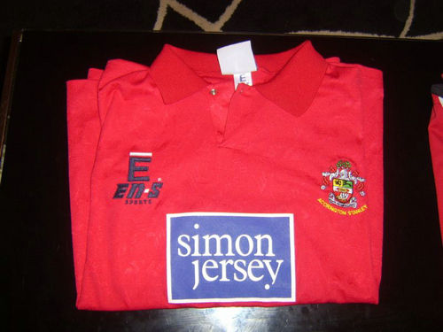 maillot de accrington stanley domicile 1996-1998 rétro