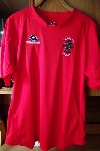 maillot de accrington stanley domicile 2008-2010 rétro