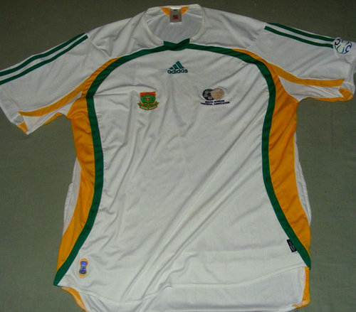 maillot de afrique du sud domicile 2007-2008 rétro