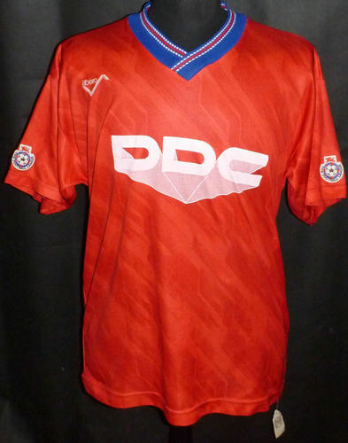 maillot de aldershot town domicile 1991-1992 rétro