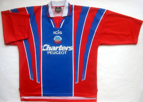 maillot de aldershot town domicile 1998-1999 rétro