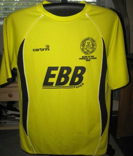 maillot de aldershot town exterieur 2008-2010 rétro