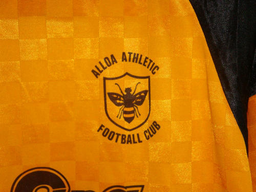 maillot de alloa athletic domicile 1988-1990 rétro maillot de alloa athletic domicile 1988-1990 rétro