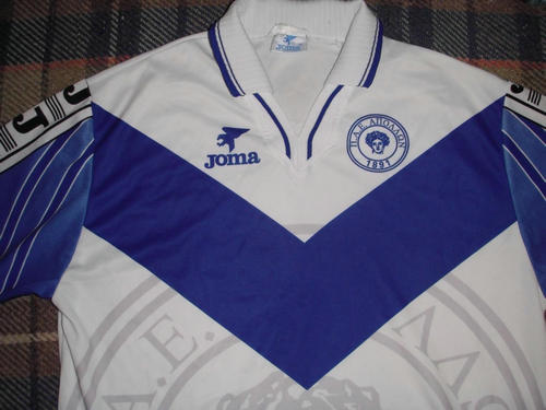 maillot de apóllon smyrnis domicile 1998-1999 rétro maillot de apóllon smyrnis domicile 1998-1999 rétro