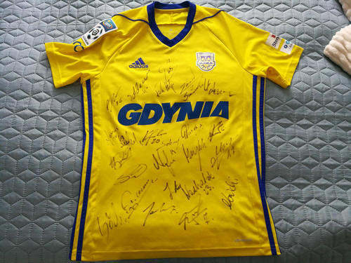 maillot de arka gdynia domicile 2017-2018 rétro