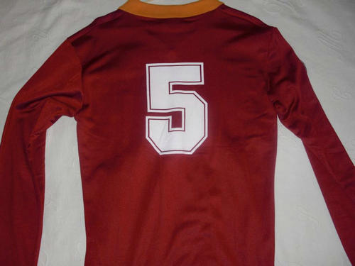 maillot de as rome domicile 1984-1985 rétro maillot de as rome domicile 1984-1985 rétro